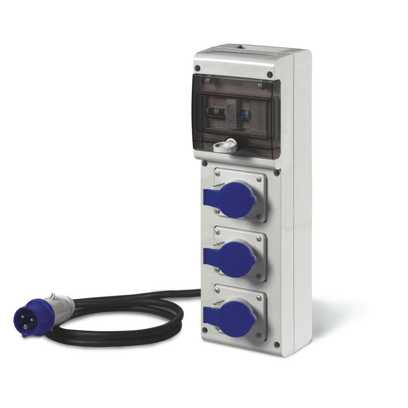 SCAME PARRE - QUADRO DISTR. PORTATILE BLOCK3 630.3006-370