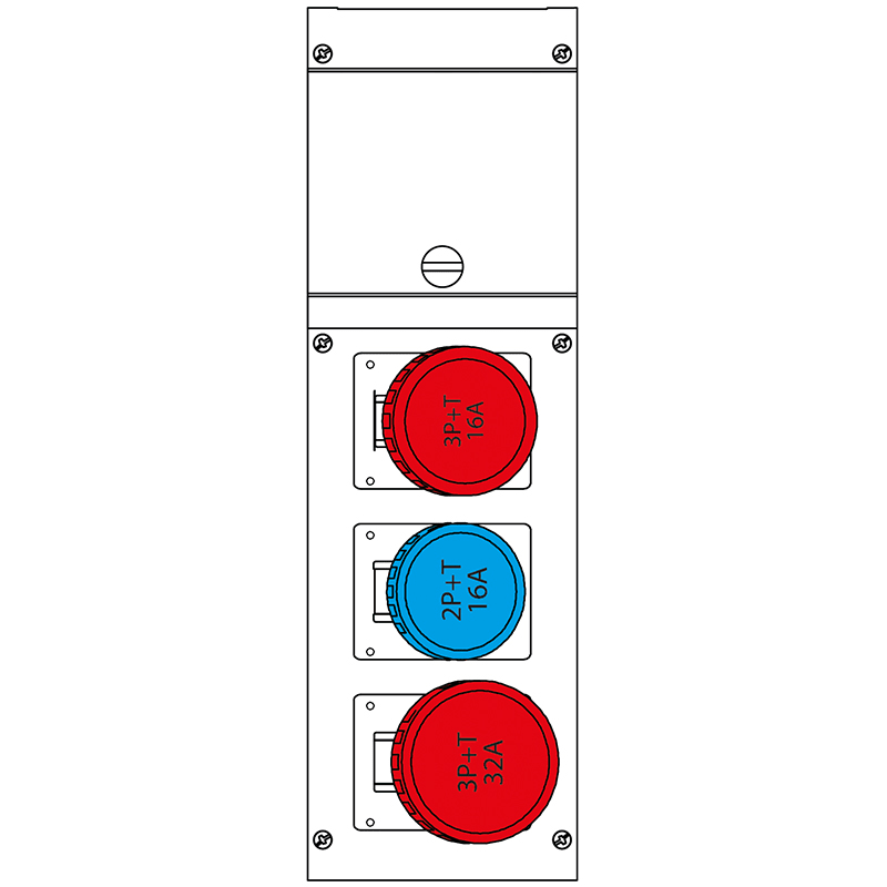 SCAME PARRE - QUADRO DISTR. PORTATILE BLOCK3