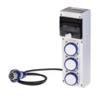 SCAME PARRE - QUADRO DISTR. PORTATILE BLOCK3 630.3506-381