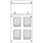 SCAME PARRE - BLOCK4-4 DOMOPLUS (2BIV+2PLURISTANDARD)