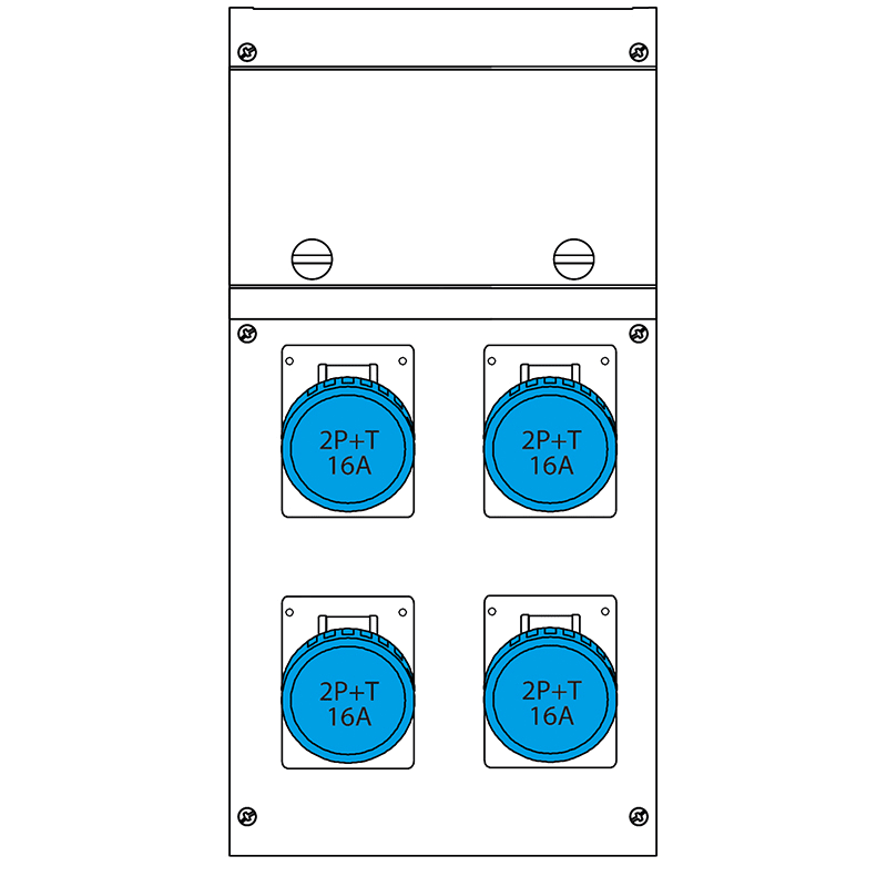 SCAME PARRE - QUADRO DISTR. PORTATILE BLOCK4