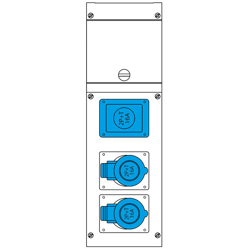 SCAME PARRE - QUADRO DISTR. DA PARETE BLOCK3