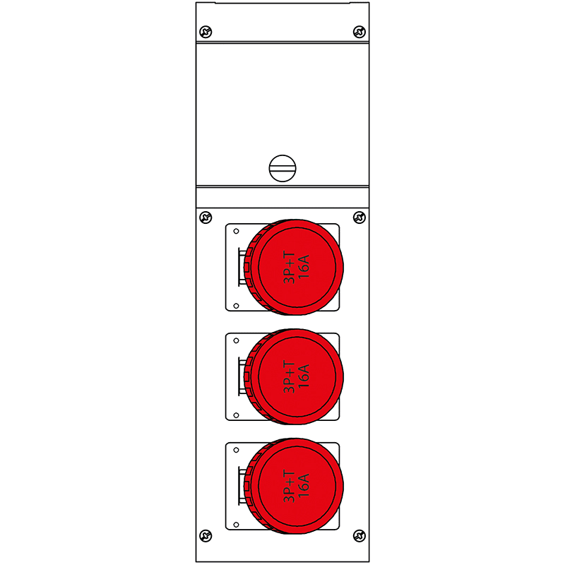 SCAME PARRE - QUADRO DISTR. DA PARETE BLOCK3