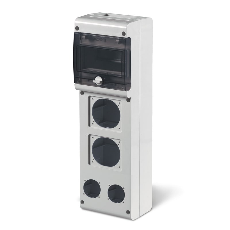 SCAME PARRE - QUADRO VUOTO BLOCK3 FORI X PRESE 4(2+2)