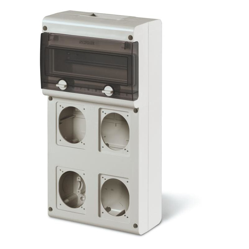 SCAME PARRE - QUADRO VUOTO BLOCK4 C/FORI 1X32+3X16