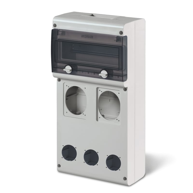 SCAME PARRE - QUADRO VUOTO BLOCK4 C/FORI 1X32+1X16+3XD