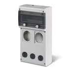 SCAME PARRE - QUADRO VUOTO BLOCK4 C/FORI 1X32+1X16+3XD