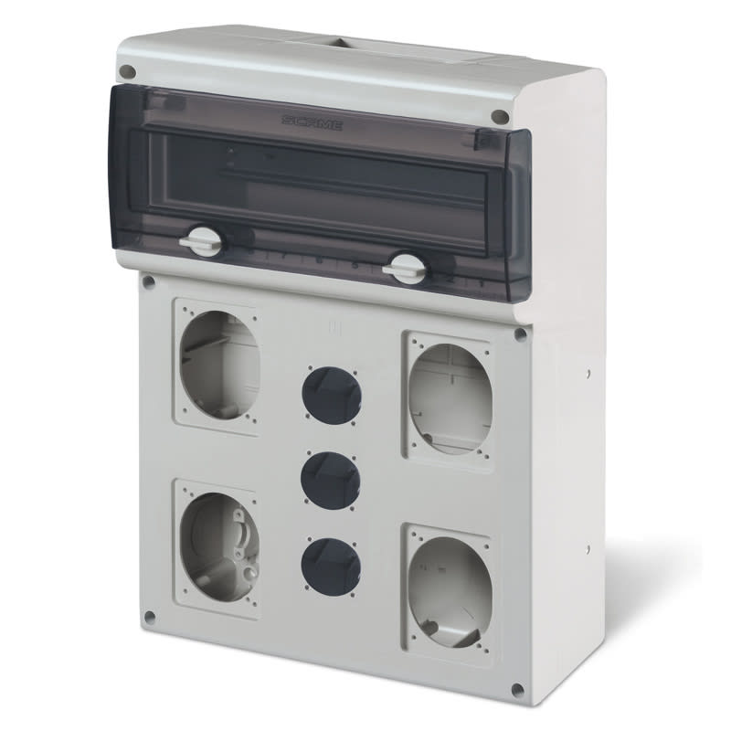 SCAME PARRE - QUADRO VUOTO BLOCK5  C/FORI X 7 PR.(4+3) 632.5520-000