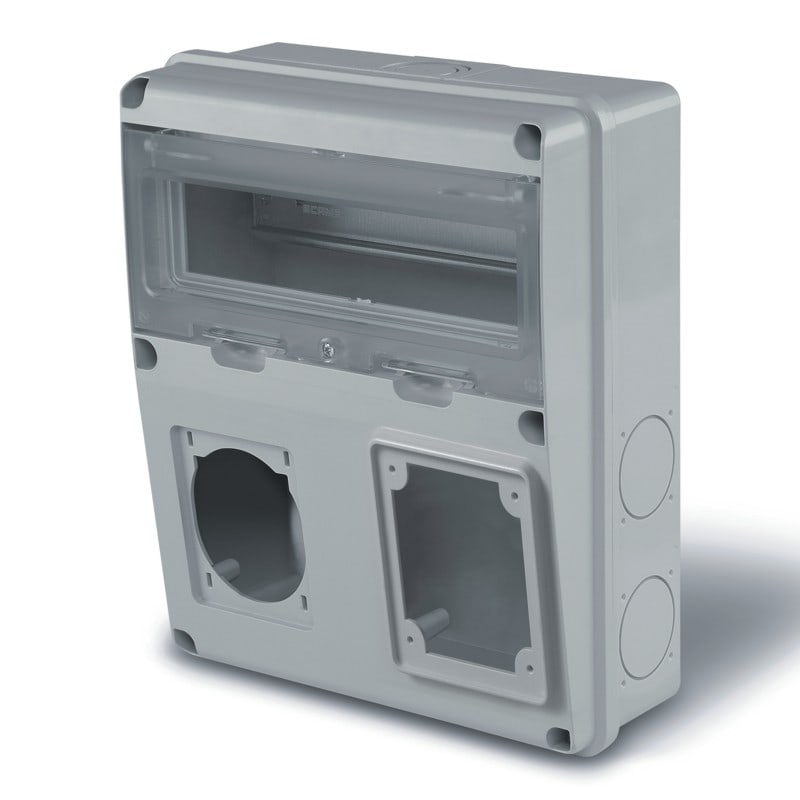 SCAME PARRE - QUADRO ENERBOX 11 DIN 1X16/32A - 1X63A