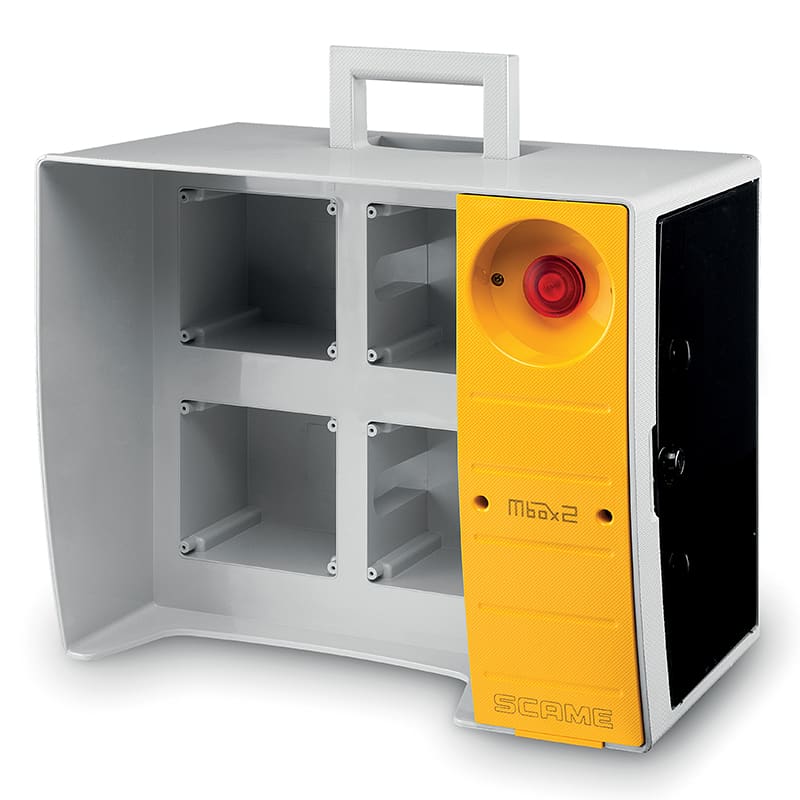 SCAME PARRE - QUADRO MBOX2 VUOTO X 4 PRESE OMNIA + EM