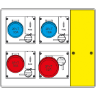 SCAME PARRE - MBOX2 CON MORSETTIERA PRESE C/FUSIBILI