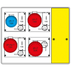 SCAME PARRE - MBOX2 CON MORSETTIERA PRESE C/FUSIBILI 656.5024-009