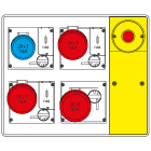 SCAME PARRE - MBOX2 MORSETT.+EMERGENZA PR. C/FUSIBILI 656.5924-007