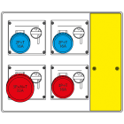 SCAME PARRE - MBOX2 CON MORSETTIERA PRESE S/FUSIBILI