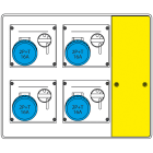 SCAME PARRE - MBOX2 CON SPINA VOLANTE PRESE S/FUSIBILI