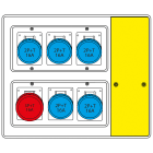 SCAME PARRE - MBOX2 CON SPINA VOLANTE PRESE S/FUSIBILI