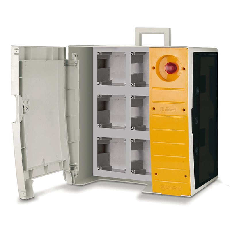 SCAME PARRE - QUADRO MBOX3 VUOTO X 6OMNIA C/PORTA + EM