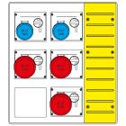 SCAME PARRE - MBOX3 CON MORSETTIERA PRESE S/FUSIBILI