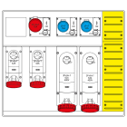 SCAME PARRE - MBOX5 CON MORSETTIERA PRESE C/FUSIBILI