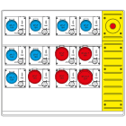SCAME PARRE - MBOX5 MORSETTIERA+EMERGENZA PRESE C/FUS.