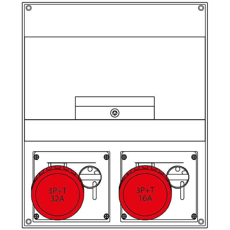 SCAME PARRE - QUADRO DISTRIBUZIONE DOMINO 400 IP66