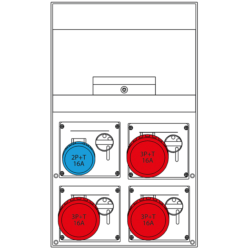 SCAME PARRE - QUADRO DISTRIBUZIONE DOMINO 550 IP66 670.6546-07