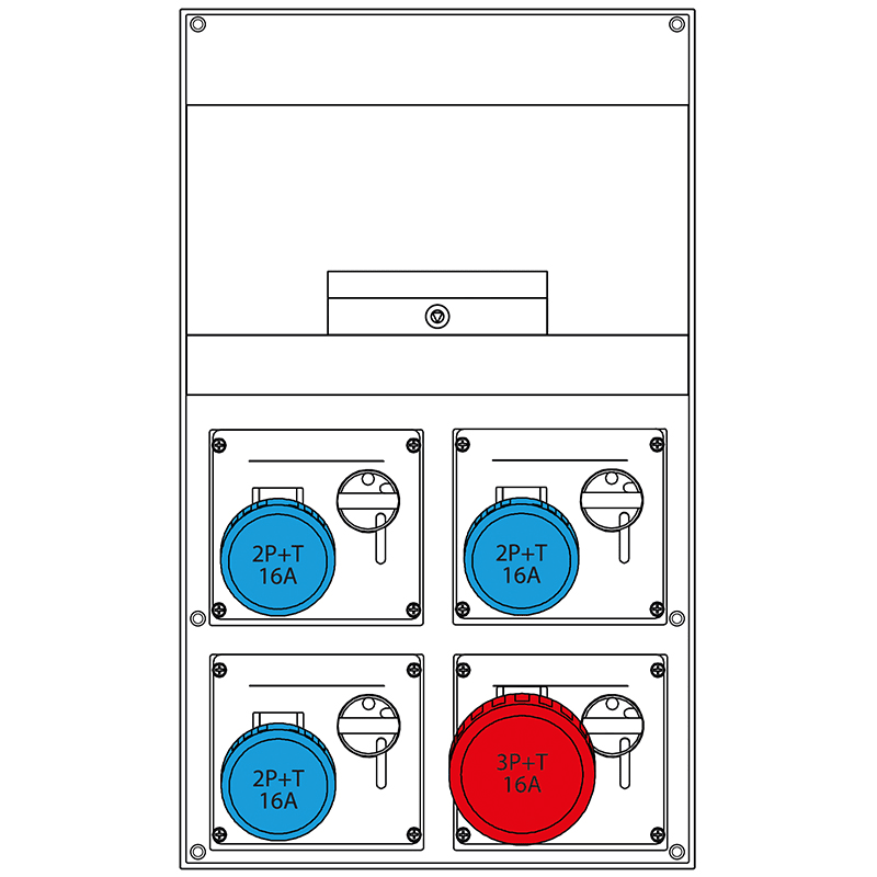 SCAME PARRE - QUADRO DISTRIBUZIONE DOMINO 550 IP66