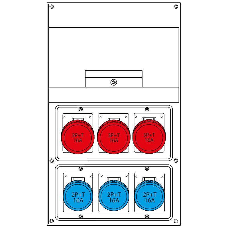 SCAME PARRE - QUADRO DISTRIBUZIONE DOMINO 550 IP66 670.6566-137