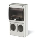 SCAME PARRE - QUADRO DOMINO MOD.340 2 PRESE 16A 672.2300