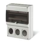 SCAME PARRE - QUADRO DOMINO MOD.400 3 PRESE 672.4316