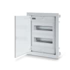 SCAME PARRE - CENTRALINO FILO MURO 2FILE 24DIN 1MORS. 677.2024.1-HW