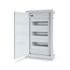 SCAME PARRE - CENTRALINO FILO MURO 3FILE 36DIN 2MORS. 677.3036.2