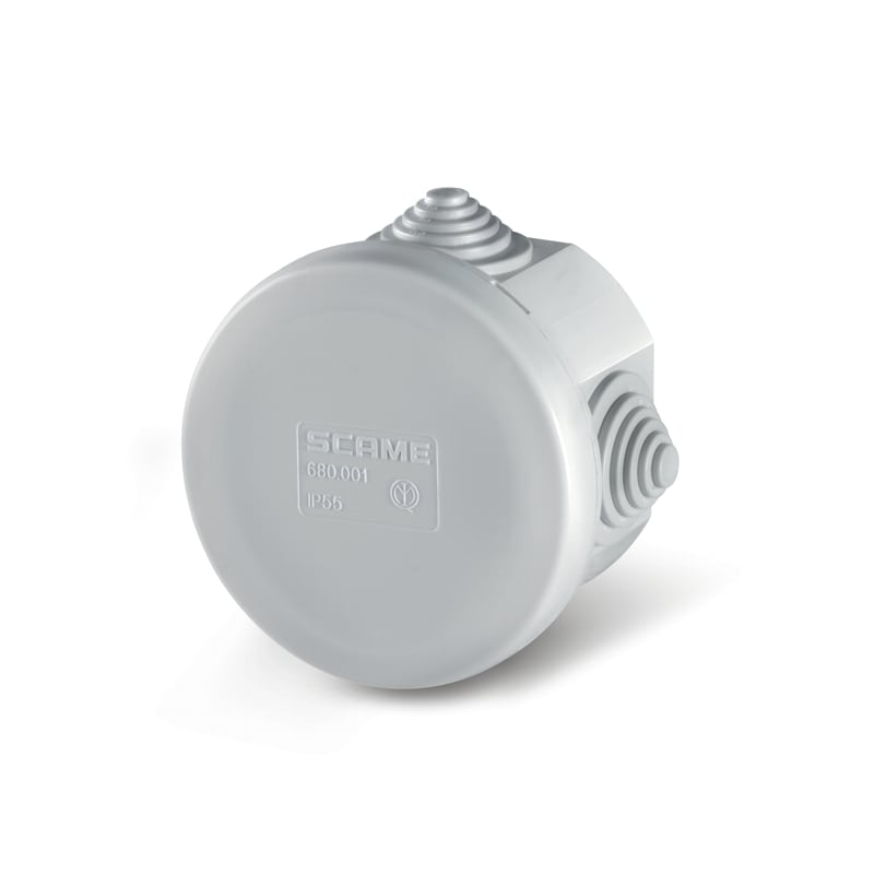 SCAME PARRE - SCATOLA DER. D.65 C/PAS.IP55 680.001