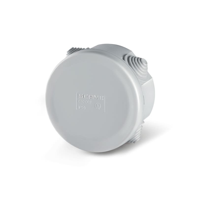 SCAME PARRE - SCATOLA DER. D.80 C/PAS.IP55 680.002