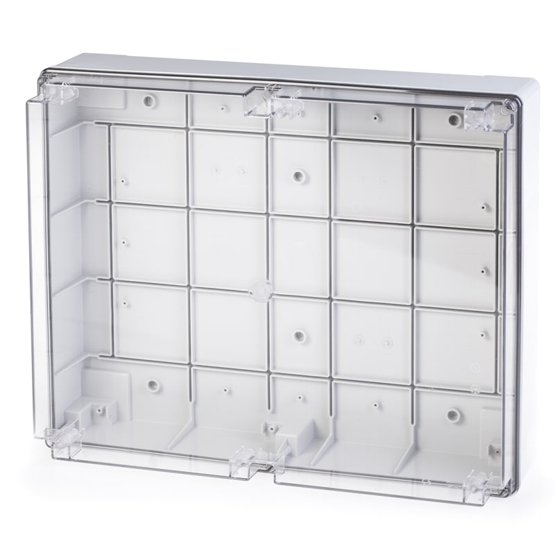 SCAME PARRE - SCATOLA DER.460X380 S/PAS.IP56 TRASPAR.