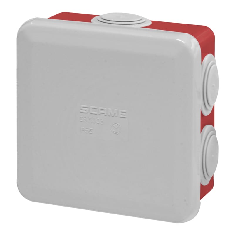 SCAME PARRE - SCATOLA DER. 80X 80 C/PAS.IP55 CUBIK 960 688.003.R