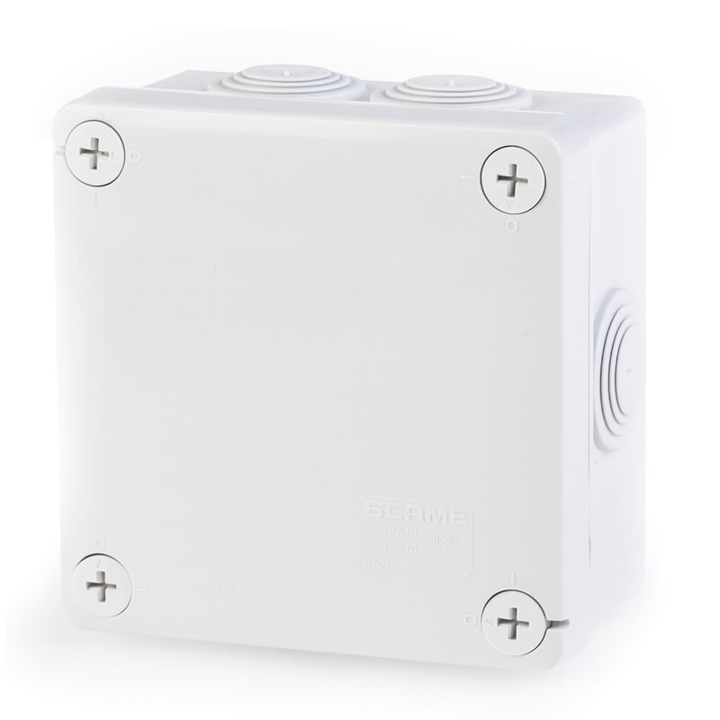 SCAME PARRE - SCATOLA DER.100X100 C/PAS.IP55 CUBIK 960