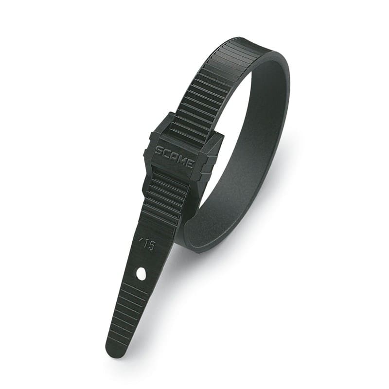 SCAME PARRE - FASCETTA RILSAN NERO 9X132