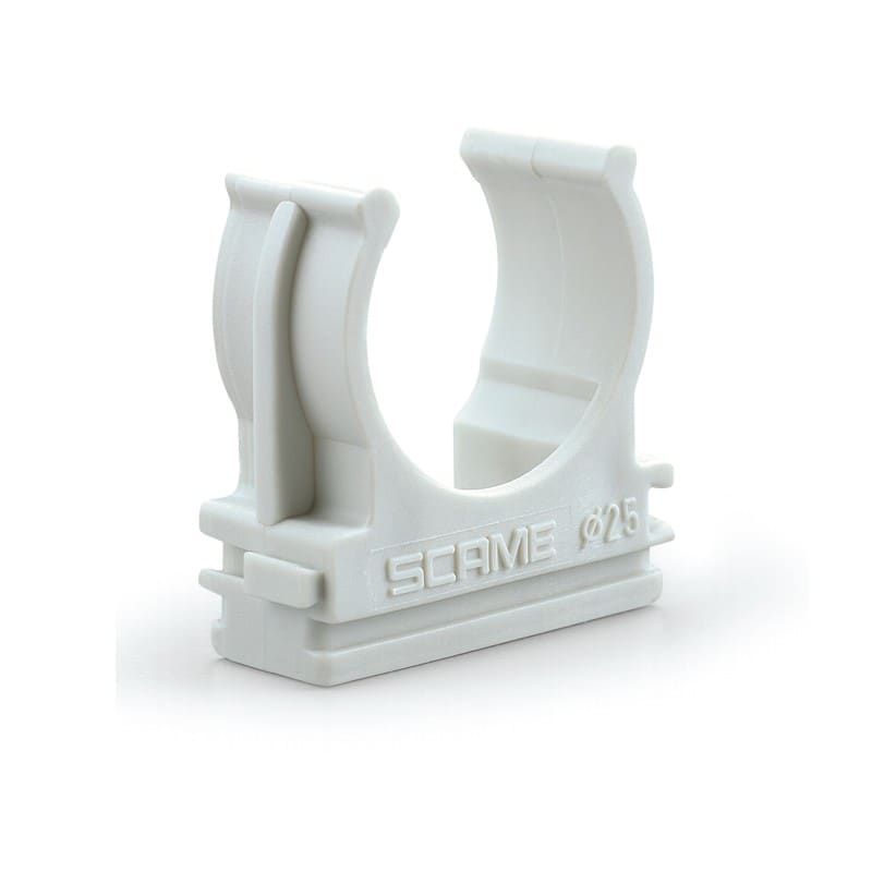 SCAME PARRE - CLIPS TUBE A SCATTO D25MM