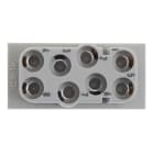 SCAME PARRE - MODULO HAN EE NERO 8P FEMMINA 914.0082734