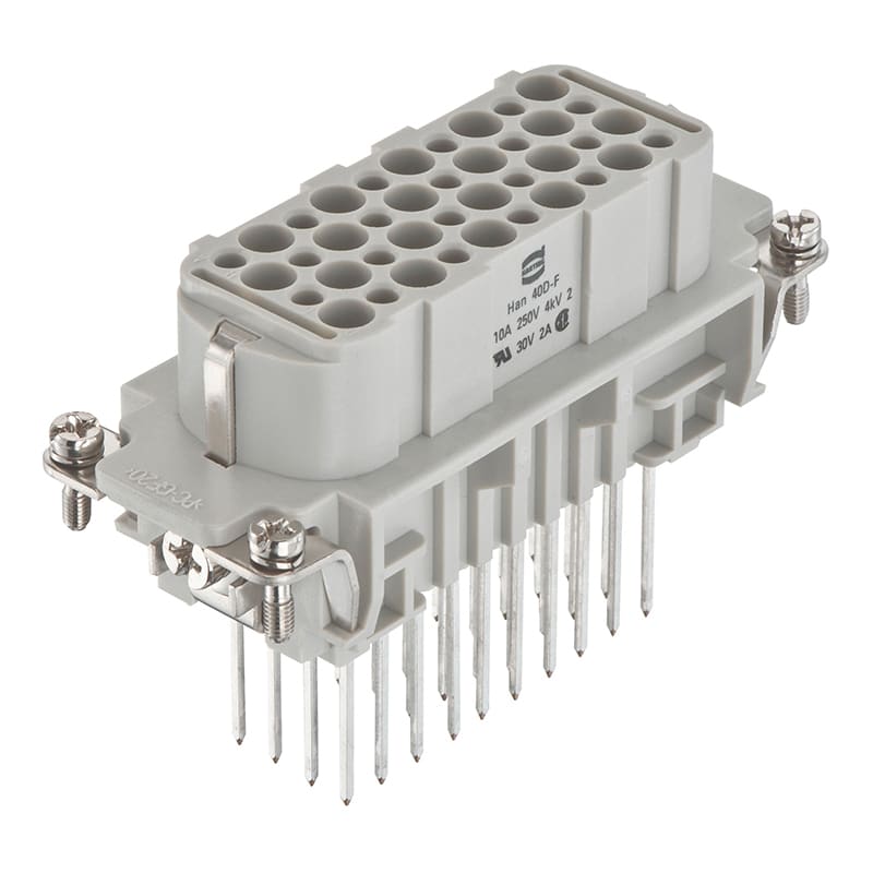 SCAME PARRE - INSERTO FEMMINA 40 POLI COLLEG.WIRE WRAP 921.0402701