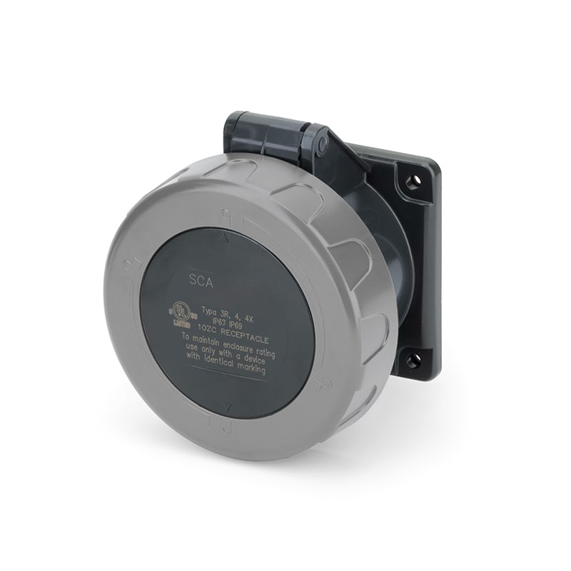 SCAME PARRE - PRESA FISSA 20A 2P 3W 5H IP67 277V