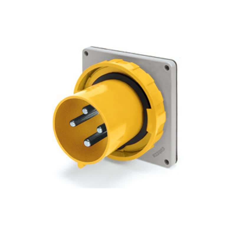 SCAME PARRE - SPINA DA INCASSO 60A 2P 3W 4H IP67 125V SCM360B4W