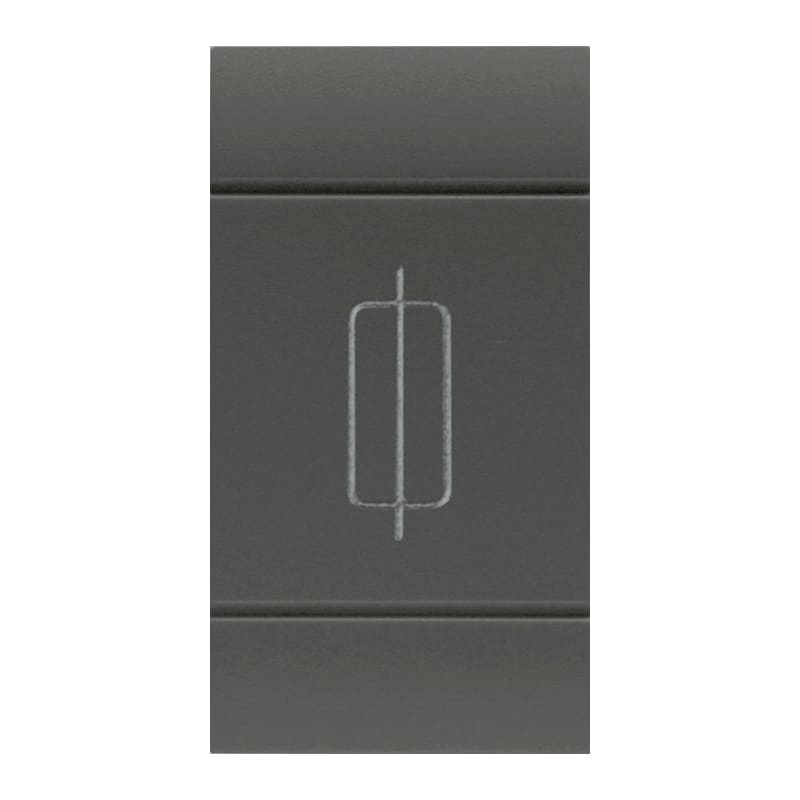 SCAME PARRE - PORTAFUSIBILE ANTRACITE  PER FUSE 6,3X32