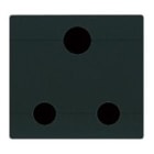 SCAME PARRE - PRESA SUDAFRICANA 16A 2P+T ANTRACITE