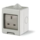 SCAME PARRE - CONT.IP55 2 MOD.+ 1 PR.INGLESE