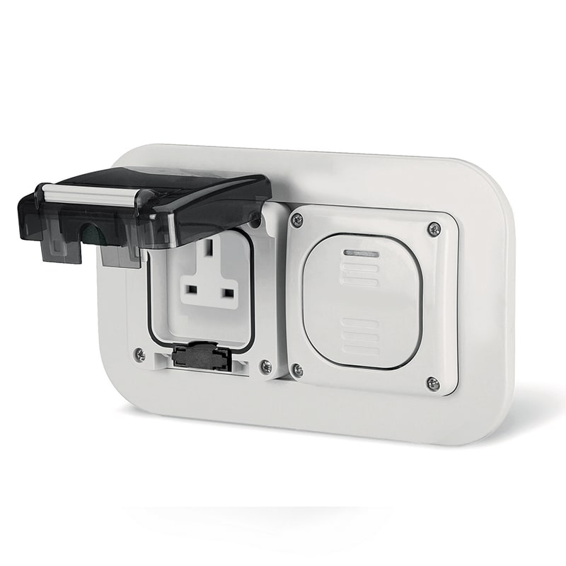 SCAME PARRE - PR.BS1363 13A + INT.BIPOLARE 20A INCASSO