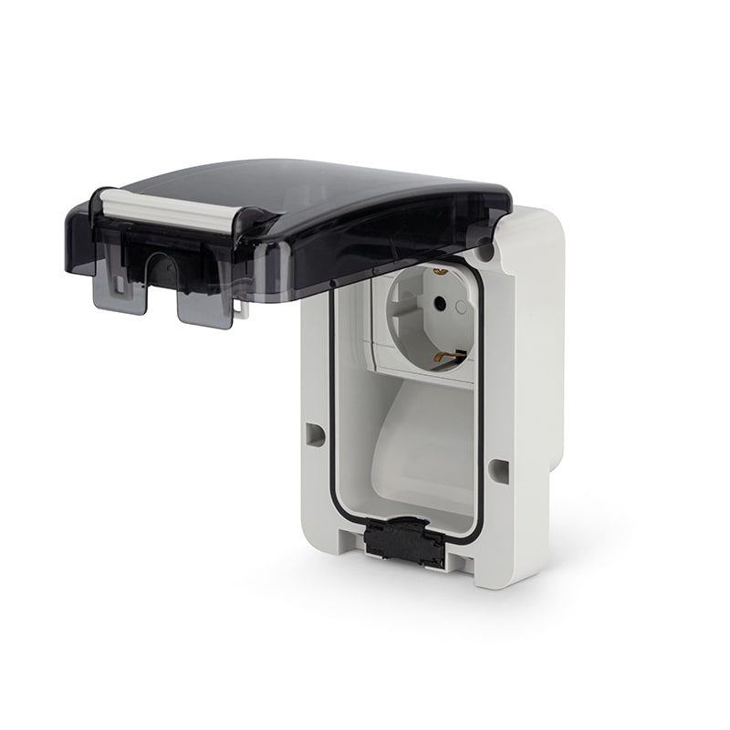 SCAME PARRE - PRESA 2P+T 16A HL TED C/SHUTTER INCASSO