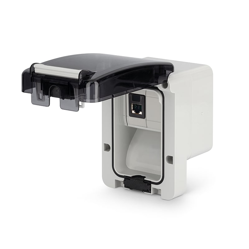 SCAME PARRE - PR.EDP CAT6 RJ45 PLUG 8/8 N/SCH. PARETE