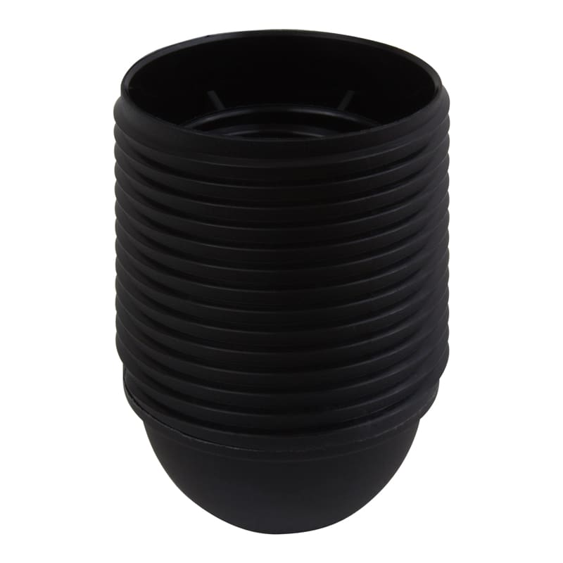SCAME PARRE - PORTALAMPADA E27 N/M CF  NERO